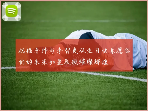 祝福李帅与李智良双生日快乐愿你们的未来如星辰般璀璨辉煌